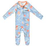 Zip-Up Footie Pajama - Clementine by Copper Pearl