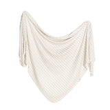 Knit Swaddle Blanket in Coastal by Copper Pearl
