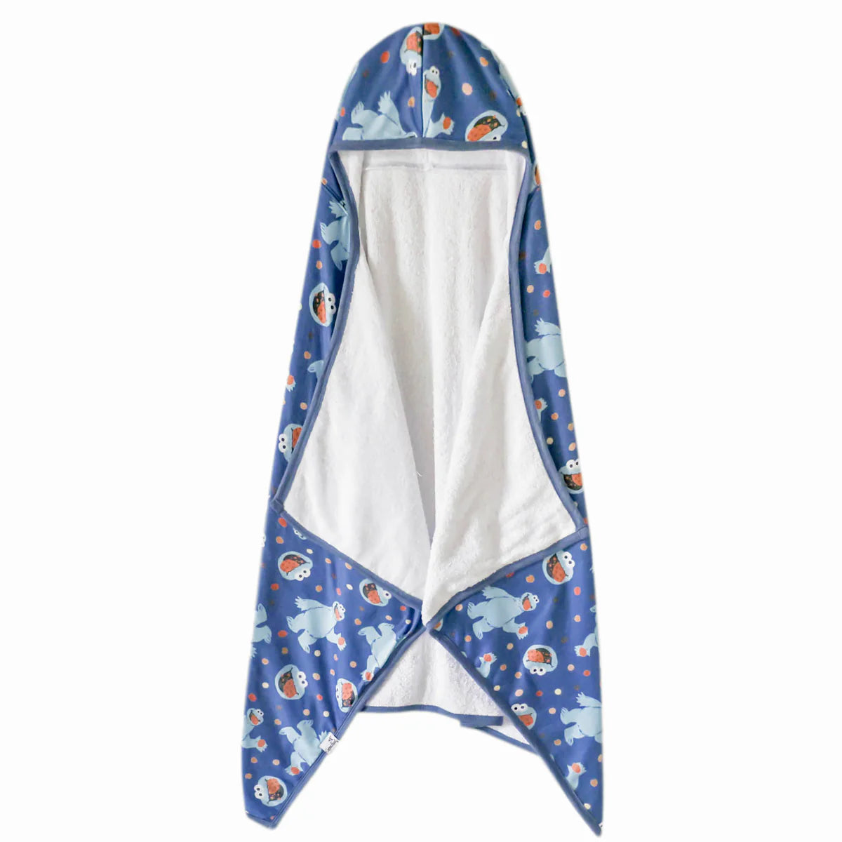 Premium Big Kid Hooded Towel - Cookie Monster by Copper Pearl