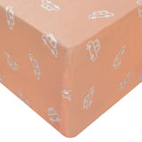 Premium Knit Fitted Crib Sheet- Cooper by Copper Pearl