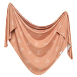Knit Swaddle Blanket in Cooper by Copper Pearl