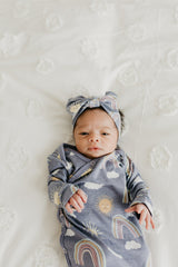 Knit Headband Bow in Hope by Copper Pearl