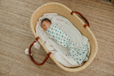 Knit Swaddle Blanket in Alps by Copper Pearl