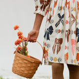 Girls Amara Dress- Harvest Bows by Pink Chicken