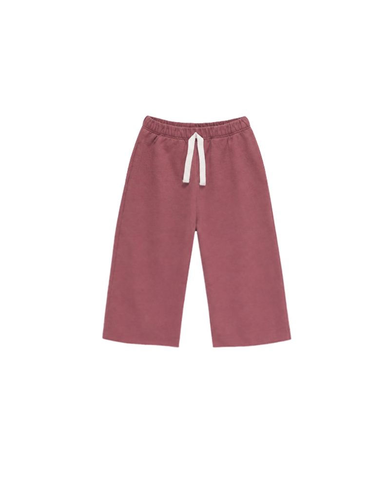 French Terry Lounge Pant- Berry by Go Gently Nation