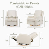 Namesake Crewe Recliner and Swivel Glider