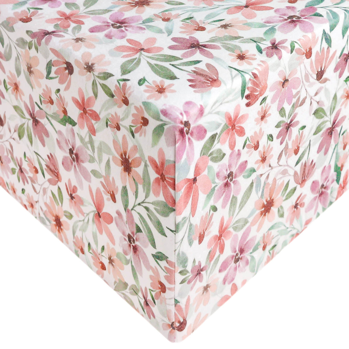 Premium Knit Fitted Crib Sheet- Natalie by Copper Pearl