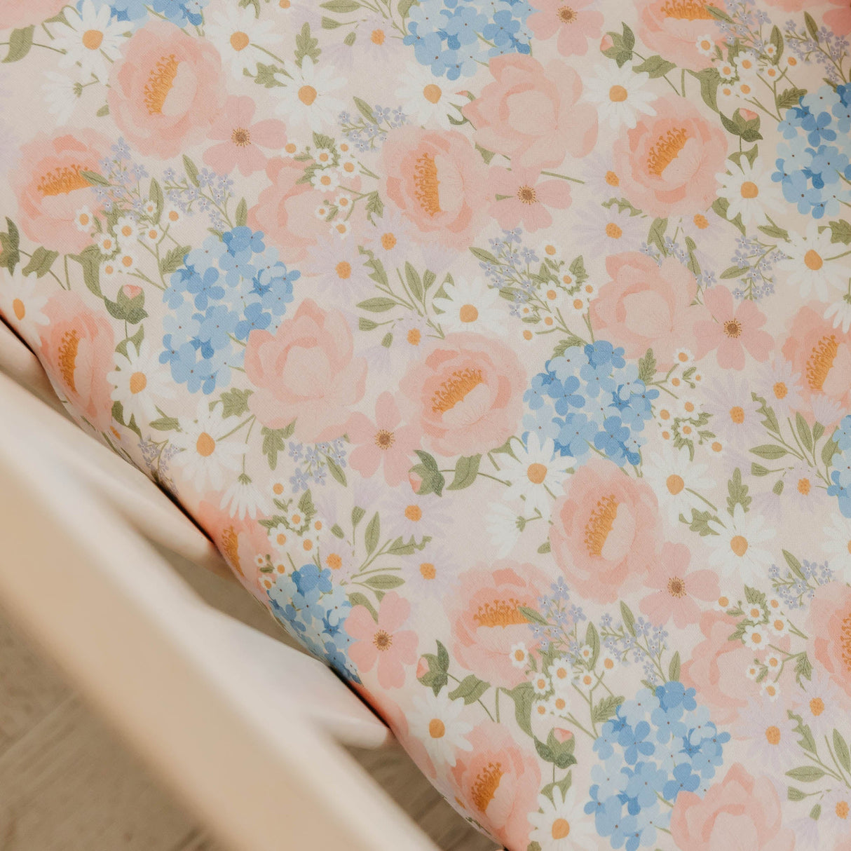 Premium Knit Fitted Crib Sheet- Penelope by Copper Pearl