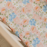 Premium Knit Fitted Crib Sheet- Penelope by Copper Pearl