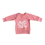 Raglan Sweatshirt- Love is in the Air by Babysprouts