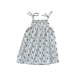 Girl's Smocked Dress- Patriotic Ribbon by Babysprouts