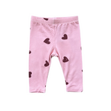 Basic Leggings- Ruby Hearts by Babysprouts