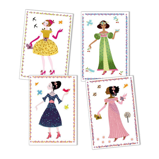 Paper Dolls Dresses Through the Seasons by Djeco