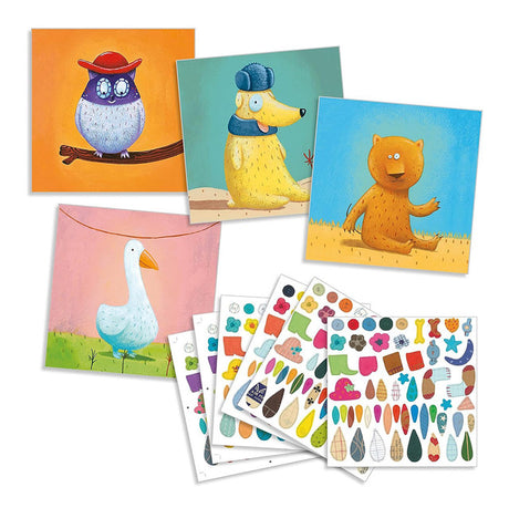 Sticker Kit - Create Animals by Djeco