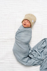 Miller Plush Knit Swaddle Blanket by Lou Lou & Company