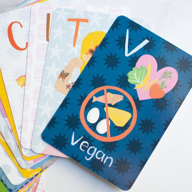 Not Your Momma's Alphabet Cards by Helmsie