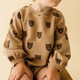 Organic Bubble Romper - Wild Bear by Makemake