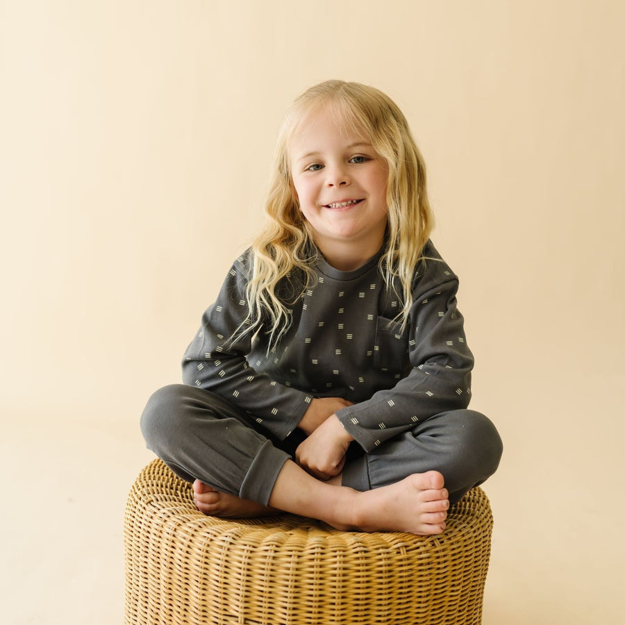 Organic Long Sleeve Tee & Pant Set -Tribe by makemake