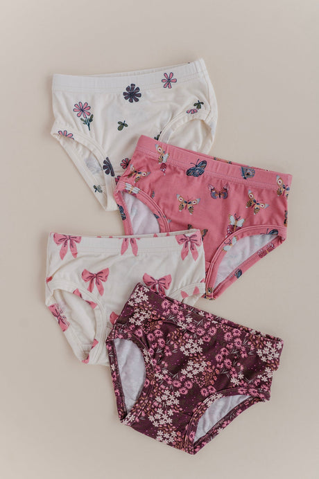 Girls Underwear- Cluster Garden Floral by Babysprouts