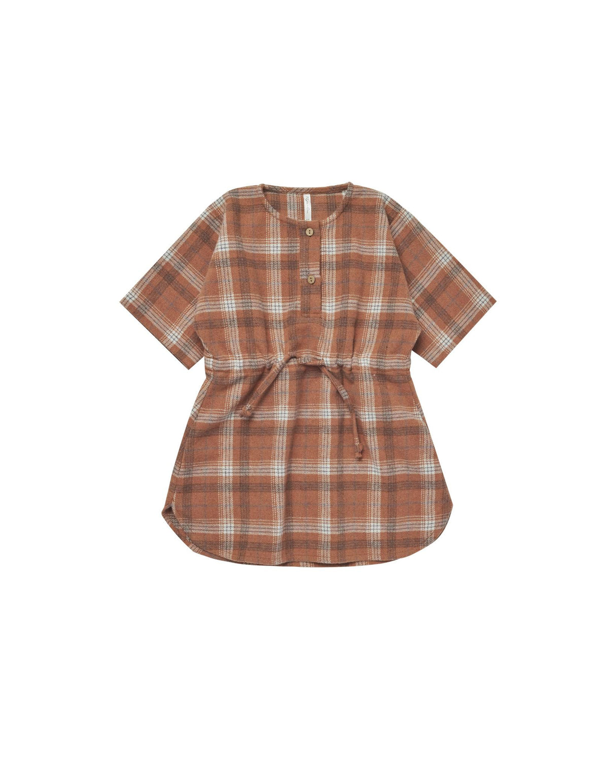 eleni dress || brown plaid by Rylee + Cru