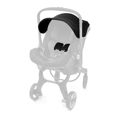 Canopy & Shoulder Pads- Nitro Black by Doona