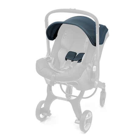 Canopy & Shoulder Pads- Ocean Blue by Doona