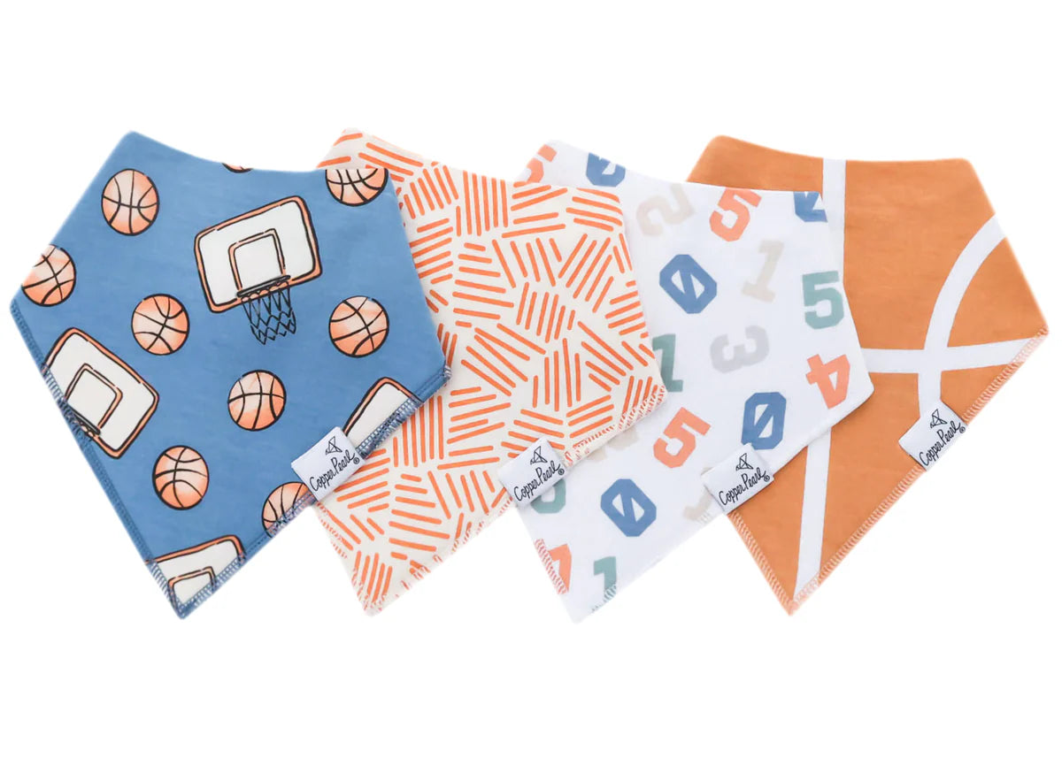 Bandana Bib Set- Dunk by Copper Pearl