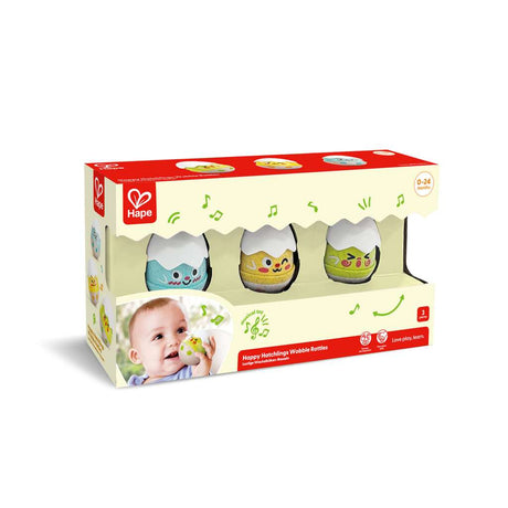 Happy Hatchlings Wobble Rattles by Hape