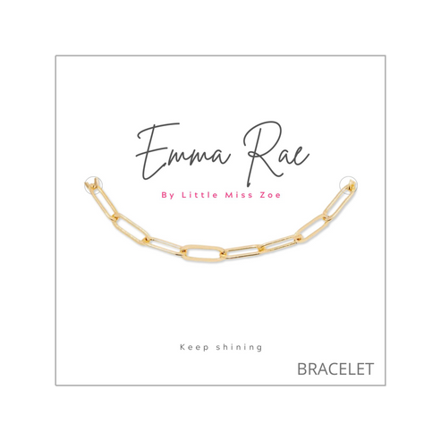 Charm Bar Bracelet by Little Miss Zoe