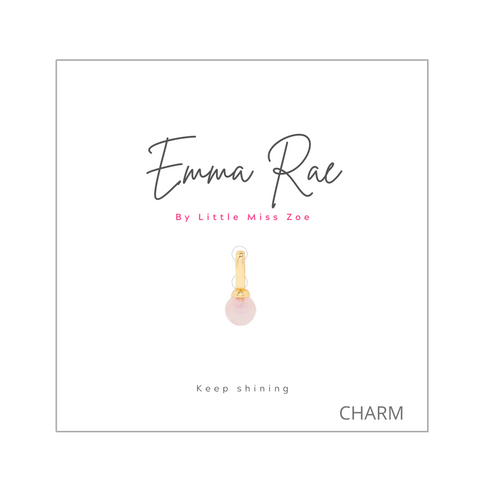 Individual Clip-On Charm- Pink Drop by Little Miss Zoe