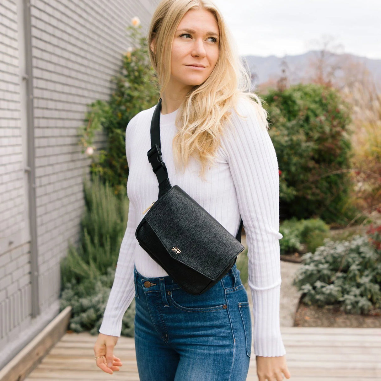 Ebony Classic Fanny Pack by Freshly Picked