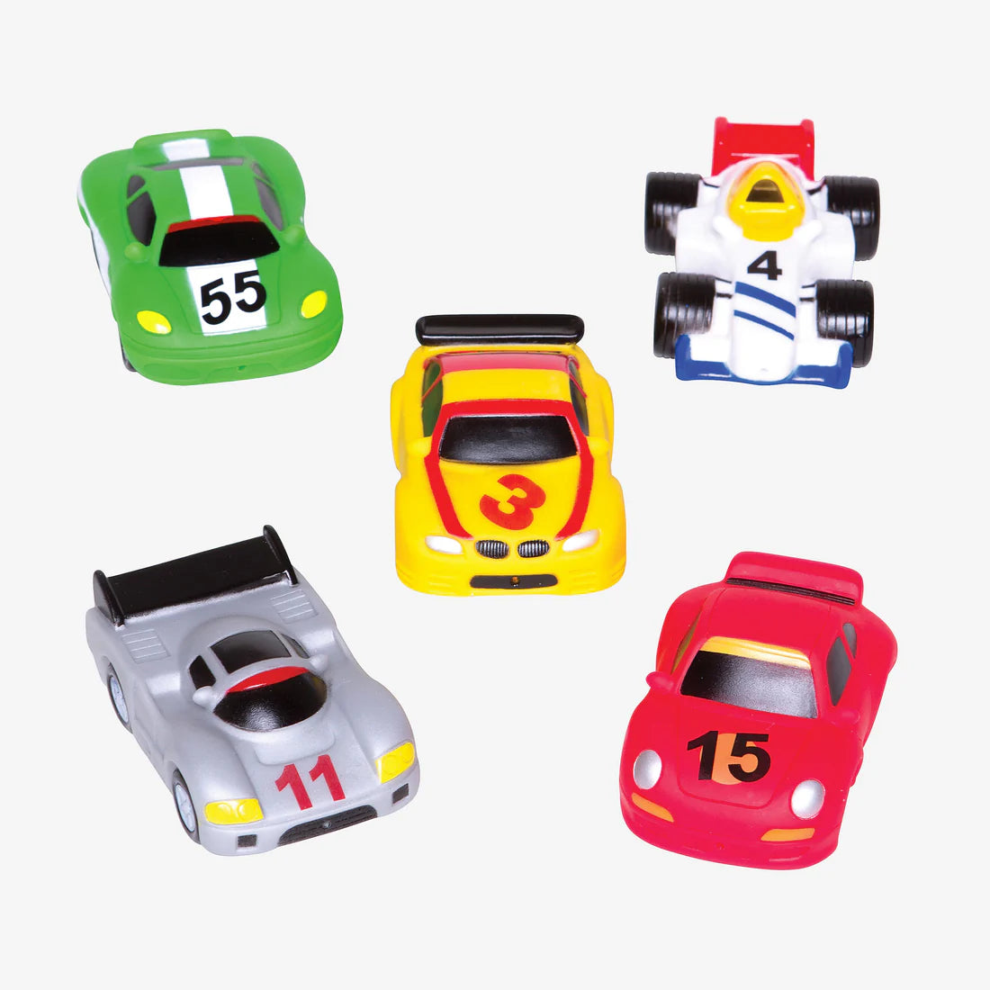 Race Car Party Squirtie Baby Bath Toys by Elegant Baby