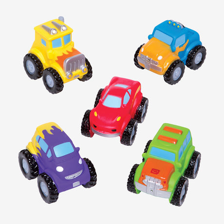 Squirtie Baby Bath Toys - Monster Truck Party by Elegant Baby