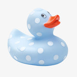 Blue Polka Dot Rubber Duckie by Elegant Baby