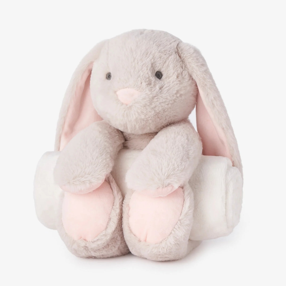 Bunny Bedtime Huggie Plush Toy with Blanket by Elegant Baby