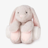 Bunny Bedtime Huggie Plush Toy with Blanket by Elegant Baby
