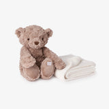 Bear Bedtime Huggie Plush Toy with Blanket by Elegant Baby