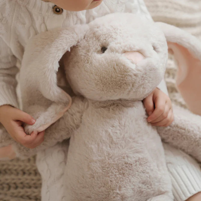 Bunny Bedtime Huggie Plush Toy with Blanket by Elegant Baby