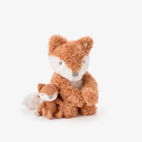 Mama + Baby Fox Plush Toy Set by Elegant Baby