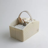 Portable Felt Baby Diaper Caddy – Cream by Cherubin Chic