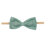 Bowtie Nylon Bow in Emerson by Copper Pearl