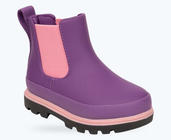 Native Kensington Chelsea Boot- Orchid Purple/Jiffy Black