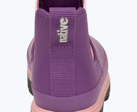 Native Kensington Chelsea Boot- Orchid Purple/Jiffy Black