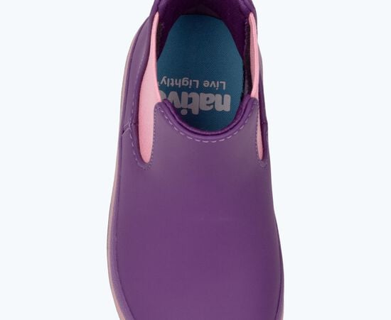 Native Kensington Chelsea Boot- Orchid Purple/Jiffy Black