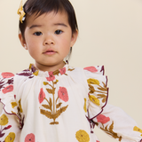 Baby Girls Harper Dress Set- Harvest Dandelion by Pink Chicken