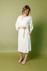 Women's Everyday Robe in Oat by Copper Pearl