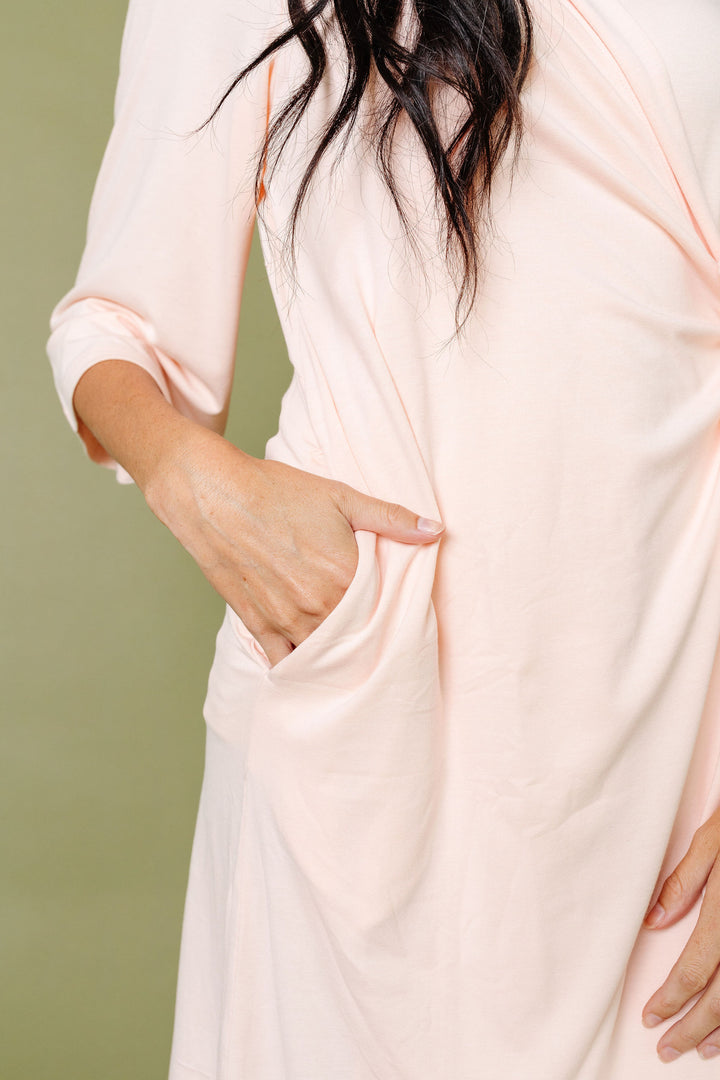 Women's Everyday Robe in Blush by Copper Pearl