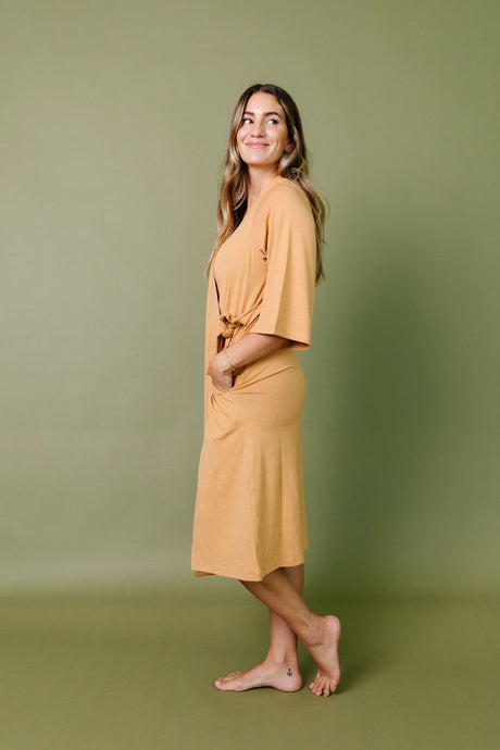Women's Everyday Robe in Dune by Copper Pearl