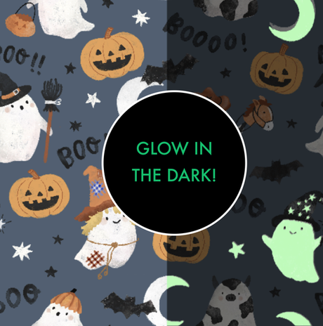 Convertible Romper- Costumed Ghosts Glow in the Dark by Angel Dear