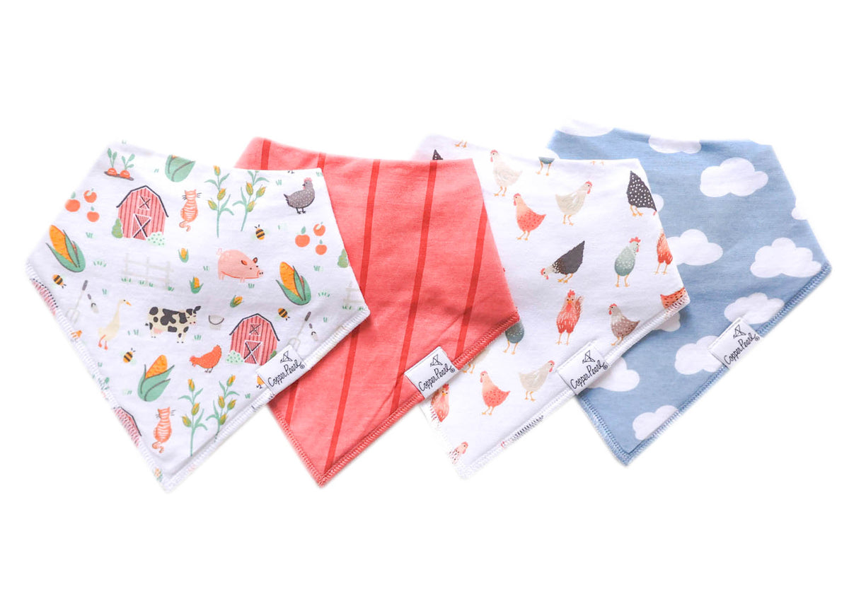 Bandana Bibs - Farmstead by Copper Pearl